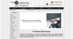 Desktop Screenshot of bostongift.com