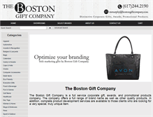 Tablet Screenshot of bostongift.com